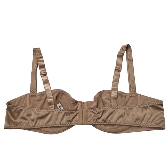 SKIMS Woven Shine Underwire Bra‎ 44D Pink Sand - Picture 3 of 10